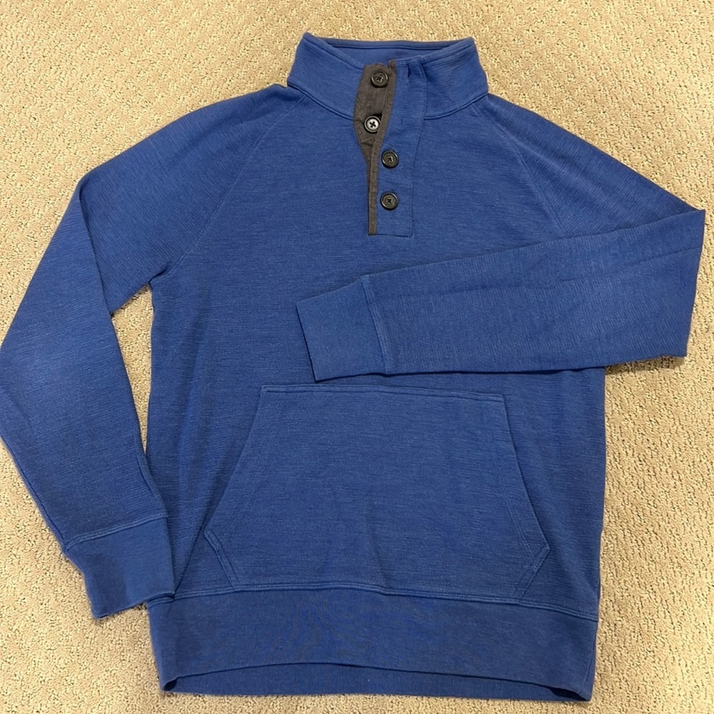 Banana Republic Waffle-knit 3/4 Collared Shirt